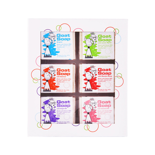Goatsoap羊奶皂礼盒装儿童沐浴洗脸孕妇清洁滋润6块洁面手工皂