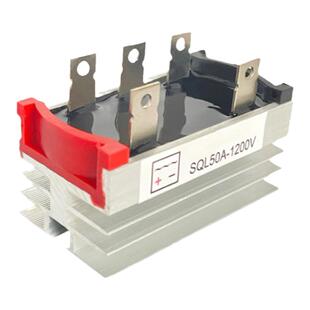5脚柴油发动机三相整流器SQL20A1200V可控硅铜脚散热器体桥堆全新
