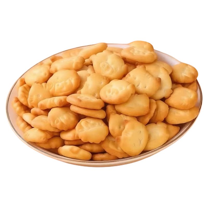 仟焙滋纯牛奶卡通饼干