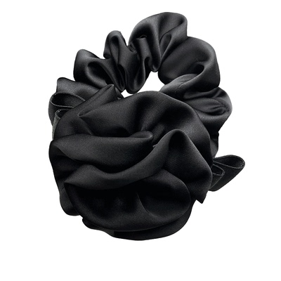 法式玫瑰缎面大肠发圈高弹