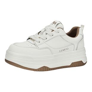 戈美其鞋子女2025新款厚底增高加绒爆款老爹鞋女春季休闲运动女鞋