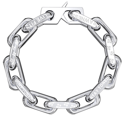 RAWNESS粗方扣古巴手链