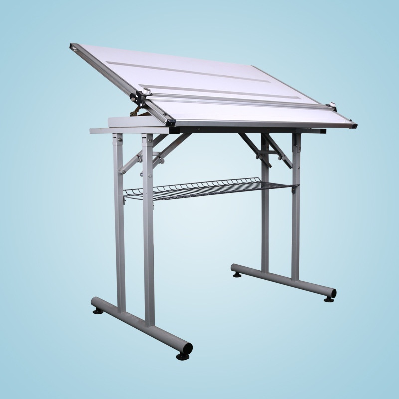 LB-6090B磁性手动制图 板工程制图升降铝合金导轨磁面折叠绘图桌