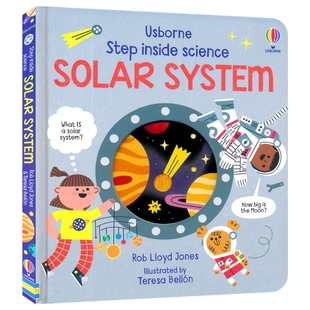 Usborne Step Inside Science The Solar System 尤斯伯恩 走进科学 太阳系 少儿百科纸板书 英语科普读物 英文原版进口儿童图书