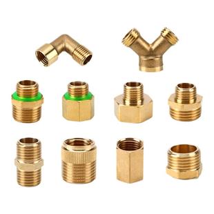 农用打药机接头配件高压喷雾器2分转换4分水管铜制变径开关内外丝