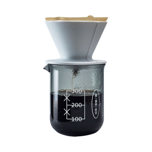 痣birthmark十棱滤杯三百量杯咖啡陶瓷滤杯玻璃分享壶公道杯