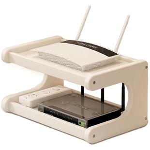 台面路由器放置架电视机顶盒置物架家用客厅wifi遥控器收纳盒架子