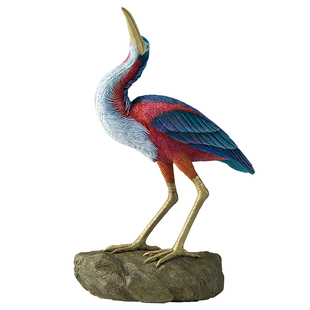 铜师傅 铜摆件 《铜师傅百鸟集》之栗腹鹭 家居饰品 桌面摆件