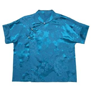 JINYU矜羽(顾亦)新中式国风桑蚕丝百搭短袖上衣