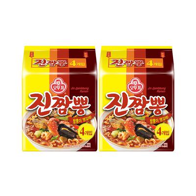 不倒翁韩国海鲜拉面劲道520g*2包