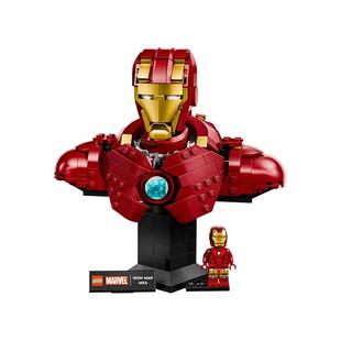 乐高官方旗舰店正品76327漫威钢铁侠 MK4积木拼装玩具礼物摆件