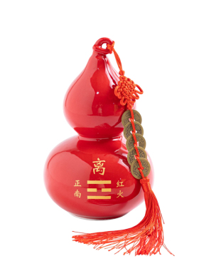 新中式风水五行七彩陶瓷葫芦摆件