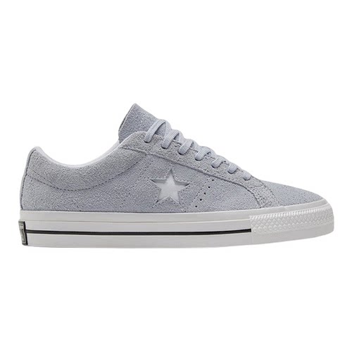 Converse匡威正品经典淡紫色低帮男女复古翻毛皮休闲板鞋172387C