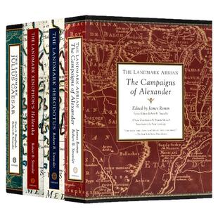 里程碑系列4册英文原版The Landmark Series 伯罗奔尼撒战争史 希罗多德凯撒大帝亚历山大远征记色诺芬历史读物进口书籍历史平装