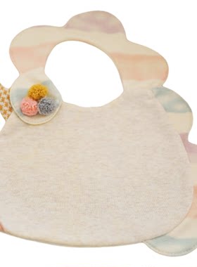 纯棉新生婴儿围嘴手工diy材料包