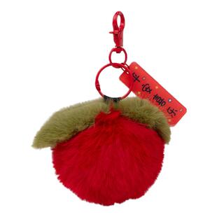 桃你欢心毛绒公仔粉色桃子书包包挂件汽车钥匙扣背包挂饰情侣礼物