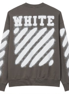 OFF-WHITE™圆领套头卫衣