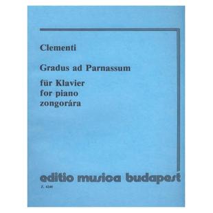 克列门蒂 名手之道 29首 钢琴独奏 布达佩斯原版进口乐谱书 Clementi Muzio Gradus ad Parnassum for Piano Z4240