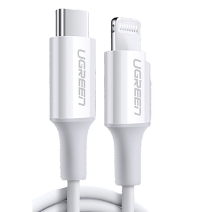 UGREEN绿联pd快充iphone14pro数据线mfi认证适用苹果11plus13max12手机8ipad车载20w充电器线2米lightning