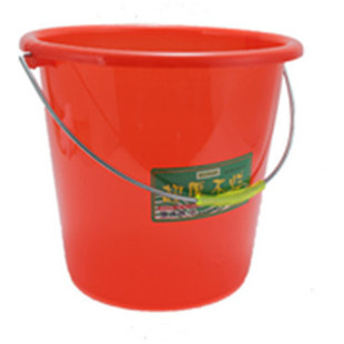 加厚红色喜字桶大小号塑料储水桶家用洗脚洗车清洁洗衣带盖圆提桶