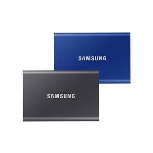 三星T7移动固态硬盘1T/2T/4T高速苹果mac电脑手机type-c外接实况