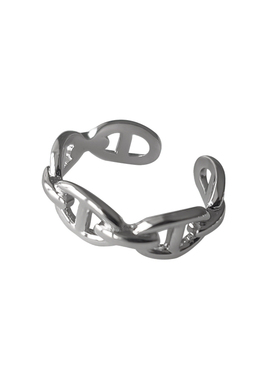 时尚风小众设计纯银百搭开口戒指