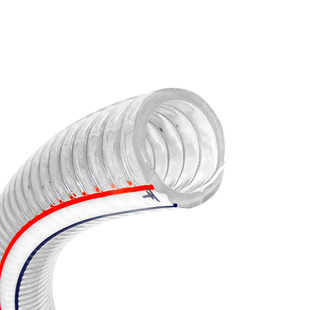 钢丝软管pvc透明软管塑料油管耐温6分真空1/2/3寸真空抽水管水泵