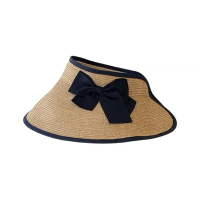 日本专购空顶草帽出游女夏大帽檐