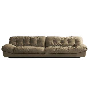 Toppinis云朵milano真皮沙发意大利baxter大平层直排三人位沙发