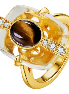 GXIAOXIAO设计师款方形百搭戒指