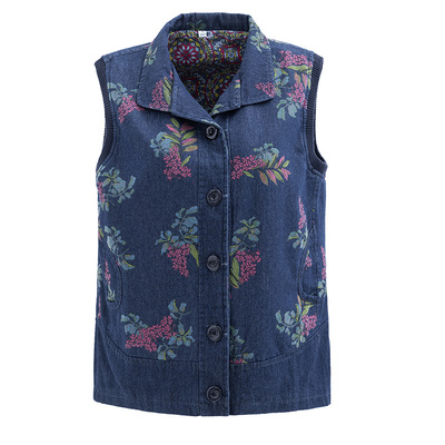 妈妈春装无袖马甲外套短款