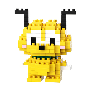 卡通款公仔积木微颗粒儿童小型拼装盲盒益智玩具六一礼物礼品批发