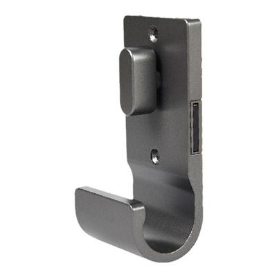 天奴免开孔免开槽黑色隐形门门锁