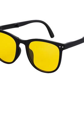 男士偏光折叠防晒显脸小太阳镜