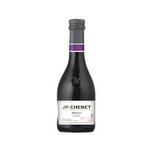 【自营】J.P.CHENET香奈法国进口红酒梅鹿辄红葡萄酒187ml干红