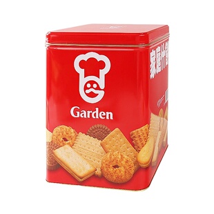 香港版嘉顿Garden什锦家庭饼干曲奇威化饼新年货探亲员工礼盒罐装