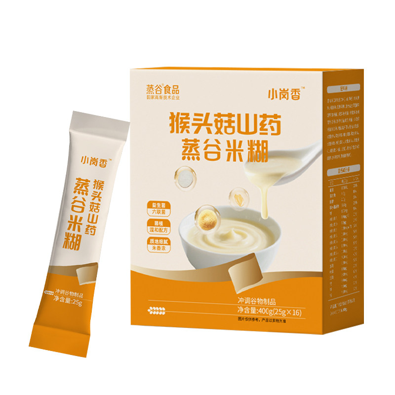 猴头菇山药蒸谷米糊1盒16条