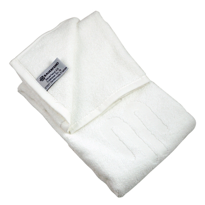 保而防时尚白色运动毛巾