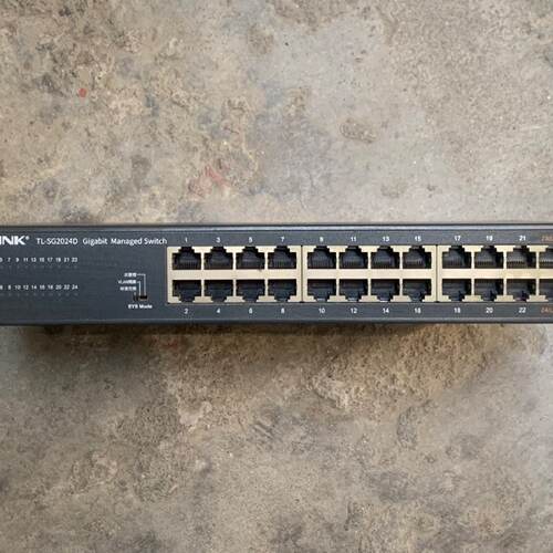 【议价-可维修】TP-LINK SG2024D 交换机 24口 工业交换机 工控备