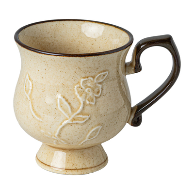 芦苇小众款复古高脚马克杯