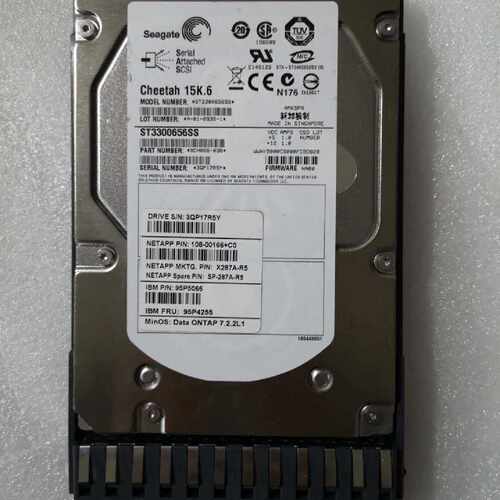 议价NetApp FAS2040 X287A-R5 300G 15K SAS 95P4255 存储硬盘
