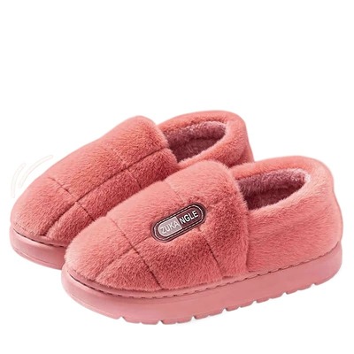 冬季厚底绒面保暖棉鞋|千人加购