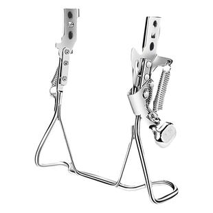 电动车后支撑架雅迪爱玛通用加粗加厚双脚撑停车架电瓶车配件大全