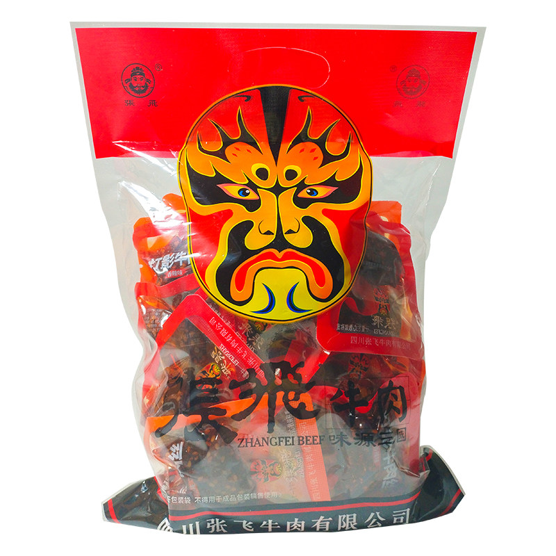 张飞灯影牛肉丝香辣五香牛肉干散装成都休闲礼包零食小吃四川特产
