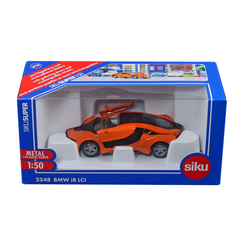 Siku德国仕高合金车宝马i8LCI跑车模型小汽收藏摆件玩具车2348