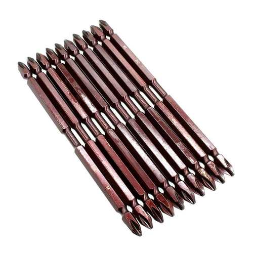 K5钢十字电动螺丝刀批头强磁套装手电钻加长磁性双头风披头电批头