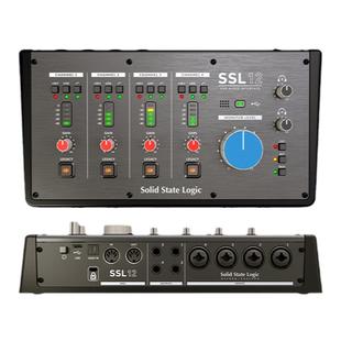 SSL12专业录音棚外置电脑声卡有声书录制配音直播K歌编曲混音制作