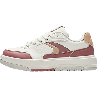 安踏982月影丨低帮板鞋女百搭滑板鞋潮流休闲运动鞋女鞋122518060