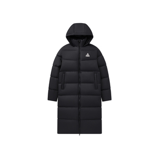 匹克羽绒服长款女新款户外秋冬加绒连帽保暖加厚鸭绒外套男运动服