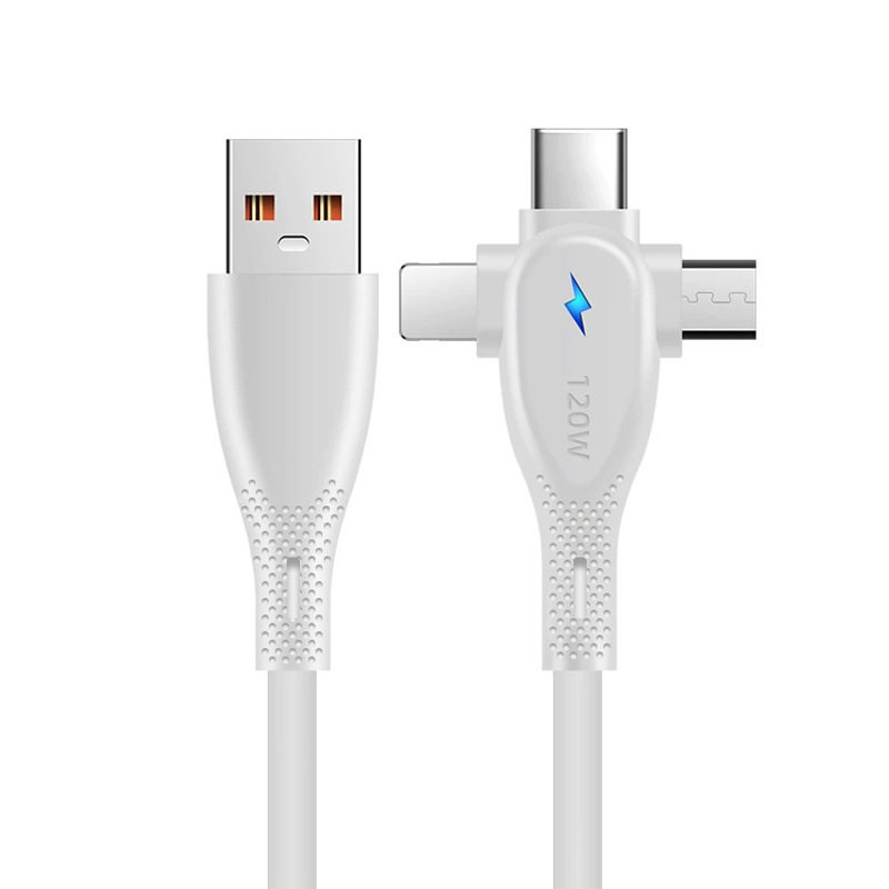 USB-A一拖三充电数据线加长快充安卓1to3适用于苹果手机全兼容iPhone1817161514131211通用荣耀t